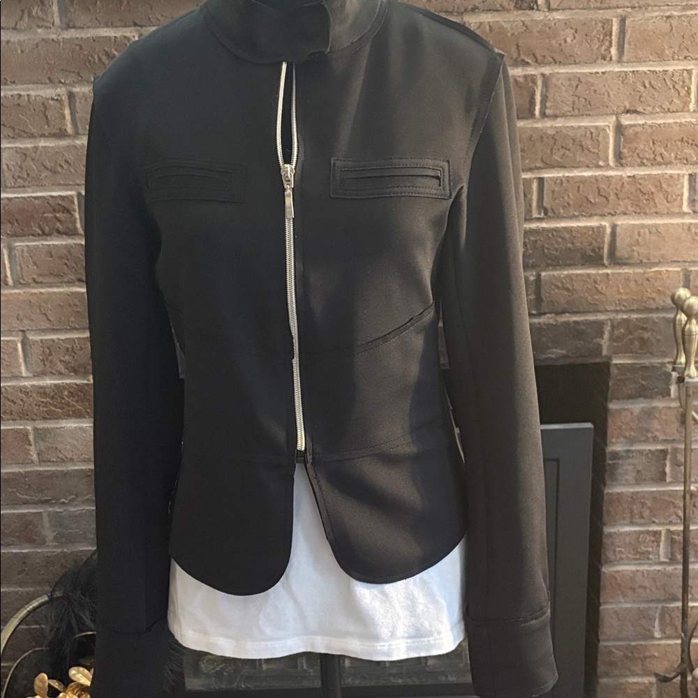 Rinascimento Elegant Black Blazer